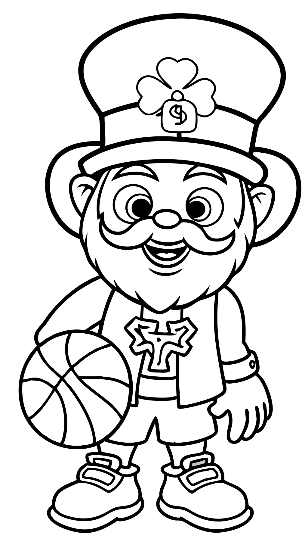 celtics logo coloring page